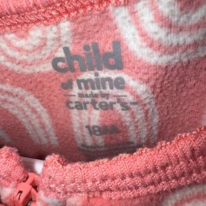Child of Mine by Carter's Coral Swirl Footies